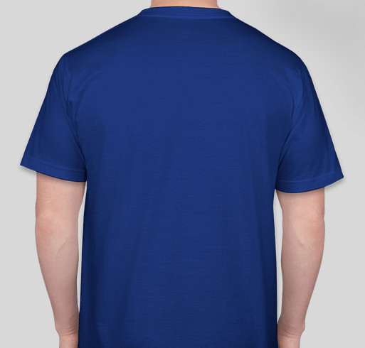 We're Here Nonprofit Fundraiser - unisex shirt design - back