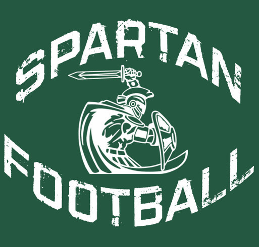 SHAPE Spartan Football T-Shirt shirt design - zoomed