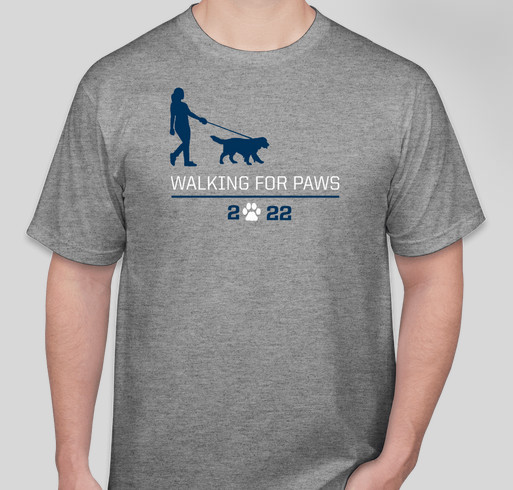 30 Mile Dog Walking Challenge Fundraiser - unisex shirt design - front