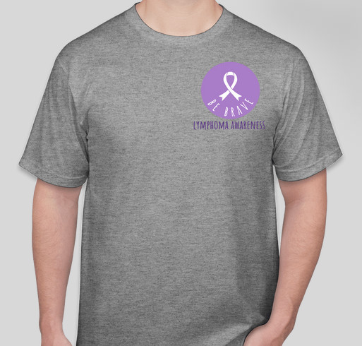 BE BRAVE T-SHIRT SALE in honor of Lily Cain Fundraiser - unisex shirt design - front