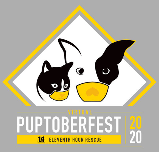 EHR's Virtual Puptoberfest 2020 shirt design - zoomed