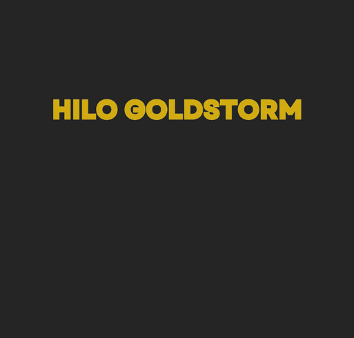 Hilo GoldStorm Nike quarter-zip - Black shirt design - zoomed