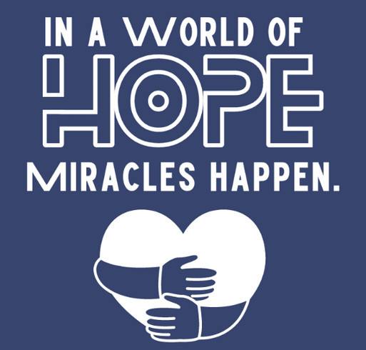 With Hope, Miracles Happen shirt design - zoomed