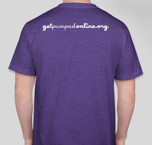 GetPUMPed! Fundraiser - unisex shirt design - back