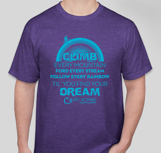 pitthopkinsclimb Fundraiser - unisex shirt design - front