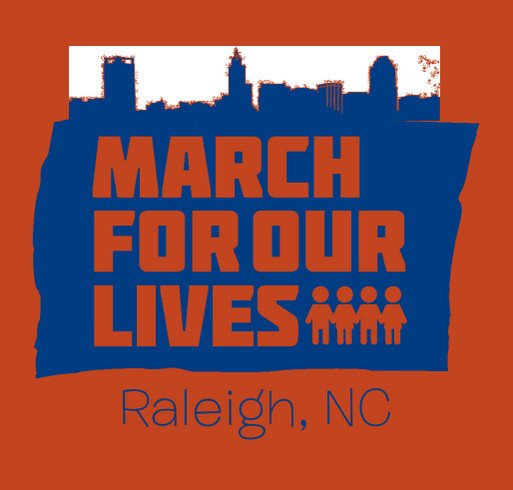 March For Our Lives - Raleigh shirt design - zoomed