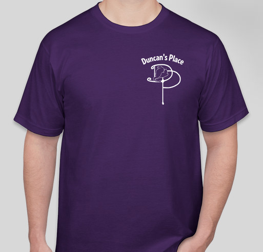 Duncan's Place Fundraiser - unisex shirt design - front