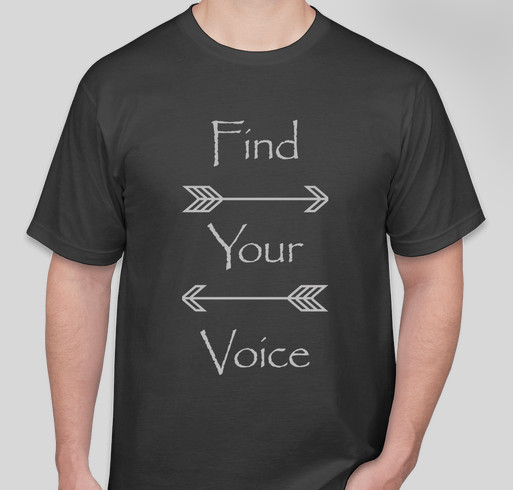 Find Your Voice Fundraiser - unisex shirt design - front
