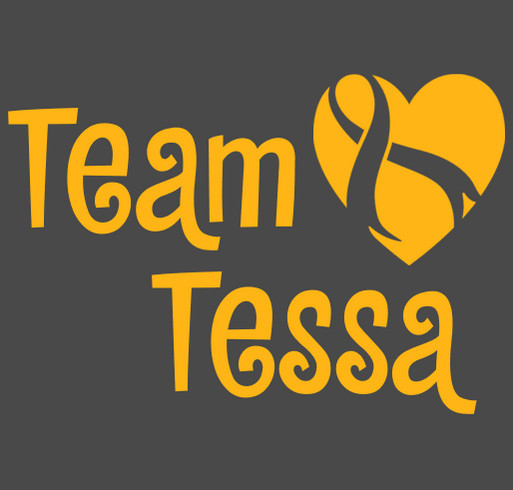 Team Tessa: Battle Against Neuroblastoma shirt design - zoomed