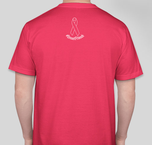 Check your rack and help finish breast cancer! Fundraiser - unisex shirt design - back