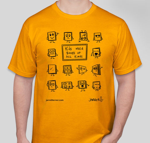 Kids Need Books Fundraiser - unisex shirt design - front