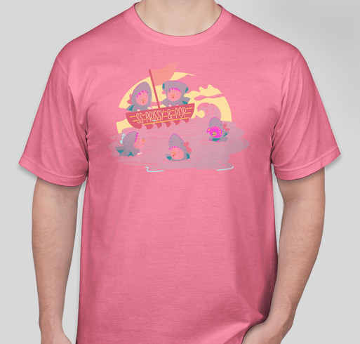 Prissy & Pop's Shark Week Fundraiser Fundraiser - unisex shirt design - front