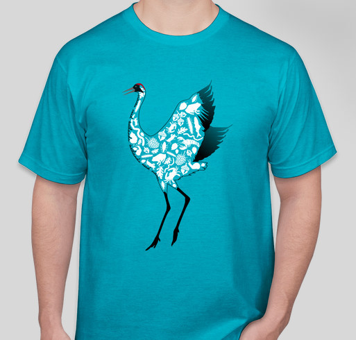 Cranes NEED Wetlands Fundraiser - unisex shirt design - front