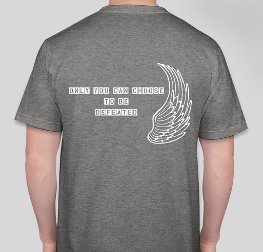Greatness Over Defeat Fundraiser - unisex shirt design - back