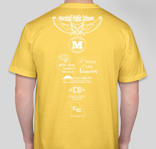 Mental Health Week Shirts Fundraiser - unisex shirt design - back