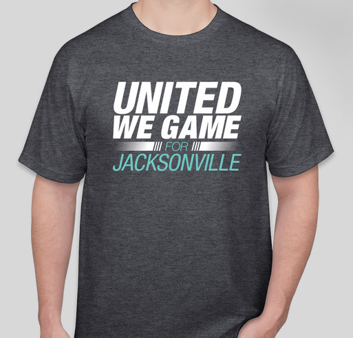 United We Game for Jacksonville Fundraiser - unisex shirt design - small