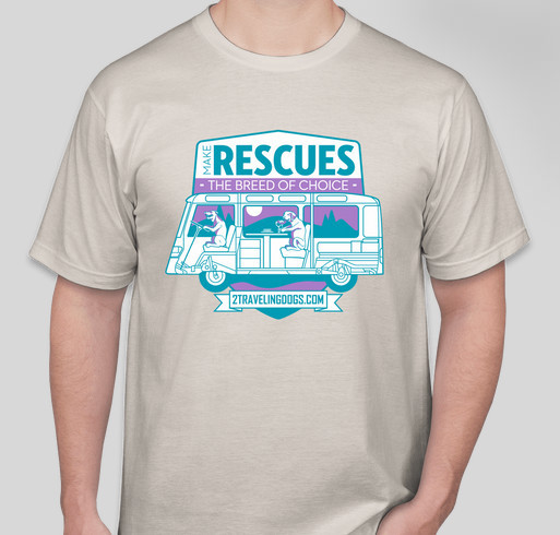 Make Rescues The Breed Of Choice! Fundraiser - unisex shirt design - front