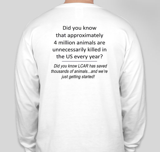 Support our Efforts and Save Lives Today! Fundraiser - unisex shirt design - back