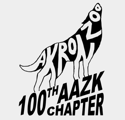 Akron Zoo Chapter of AAZK shirt design - zoomed