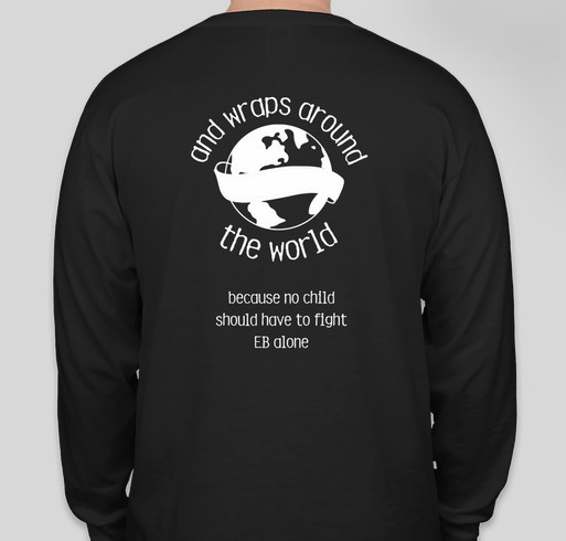 Hope for Travis (EB Awareness Shirts) Fundraiser - unisex shirt design - back