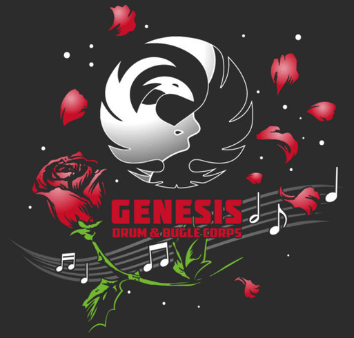 Fundraiser for Genesis Drum and Bugle Corp shirt design - zoomed