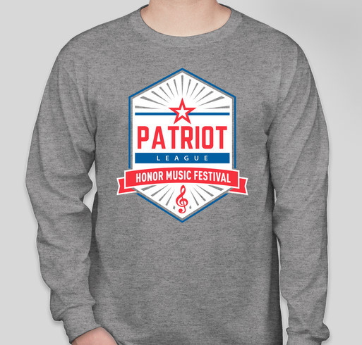Patriot League Honor Music Festival Fundraiser - unisex shirt design - front