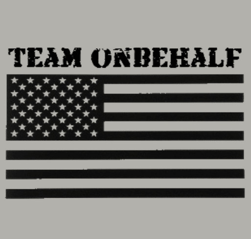 Team OnBehalf Summer 2018 Fundraiser shirt design - zoomed