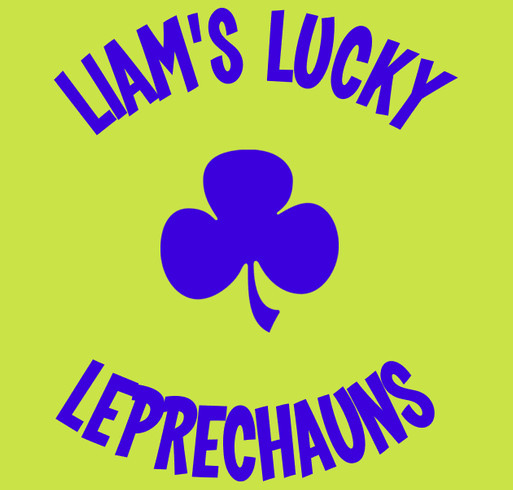 Liam's Lucky Leprechauns shirt design - zoomed