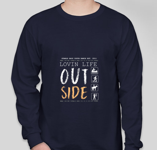 Stable Days Sweatshirts and Tees in time for the holidays! Fundraiser - unisex shirt design - front