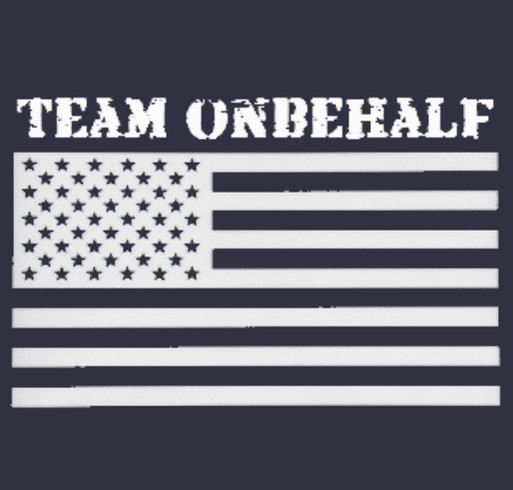 Team OnBehalf Summer 2018 Fundraiser shirt design - zoomed