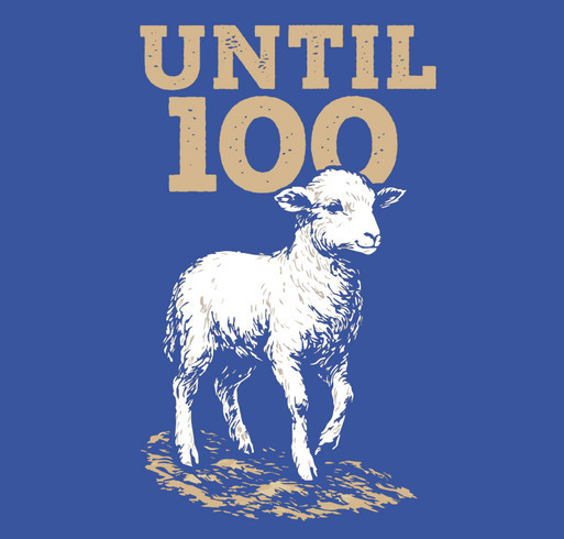 Until 100 Campaign shirt design - zoomed
