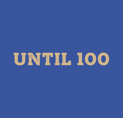 Until 100 Campaign shirt design - zoomed
