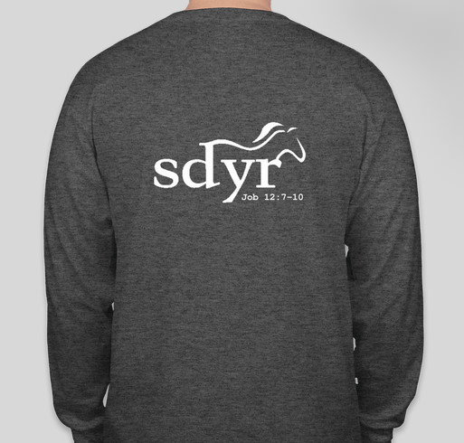 Stable Days Sweatshirts and Tees in time for the holidays! Fundraiser - unisex shirt design - back