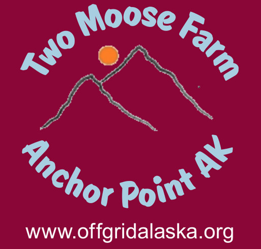 Two Moose Farm shirt design - zoomed