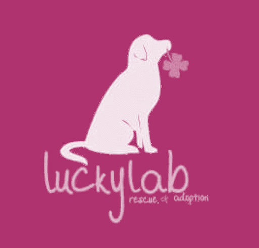 Lucky Lab Rescue Valentine's Day Fundraiser shirt design - zoomed