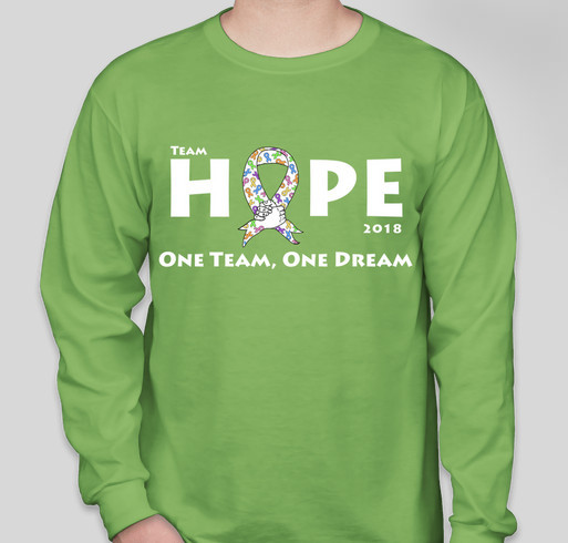 TEAM HOPE - PROUTY FUNDRAISER Fundraiser - unisex shirt design - front