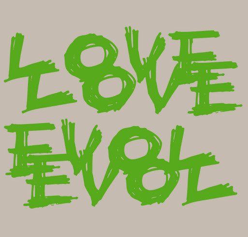 LOVE~ Allows US To EVOL shirt design - zoomed