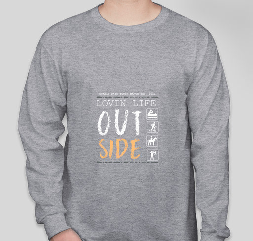 Stable Days Sweatshirts and Tees in time for the holidays! Fundraiser - unisex shirt design - front