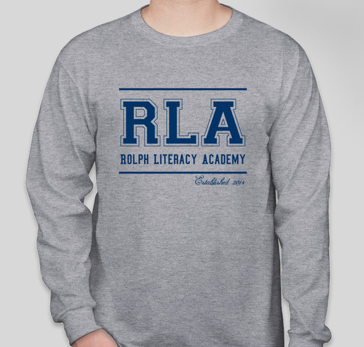 Rolph Literacy Academy Fundraiser - unisex shirt design - front