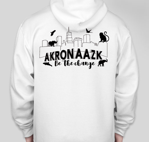 Akron Zoo Chapter of AAZK Fundraiser - unisex shirt design - back