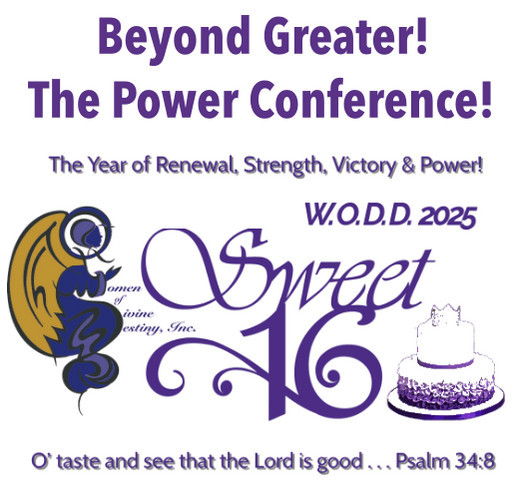 Women of Divine Destiny 16th Anniversary shirt design - zoomed