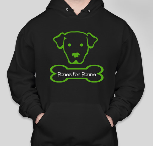 Bones for Bonnie Fundraiser - unisex shirt design - front