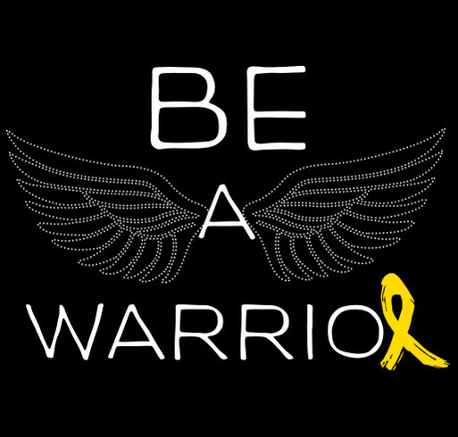 Be a Warrior shirt design - zoomed