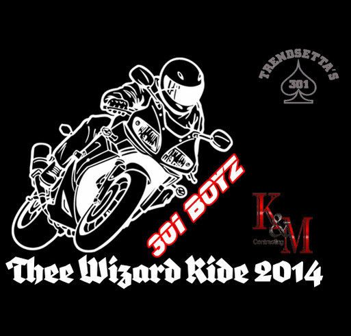 Thee Wizard Ride 2014 shirt design - zoomed