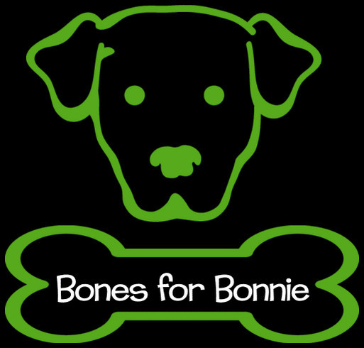 Bones for Bonnie shirt design - zoomed
