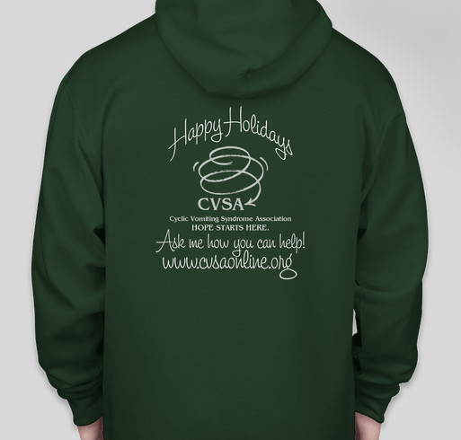Cyclic Vomiting Syndrome Christmas 2014 Fundraiser Fundraiser - unisex shirt design - back