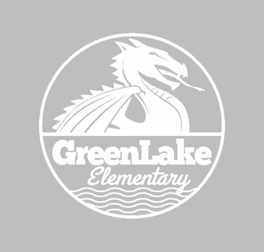 Green Lake Elementary School Spiritwear shirt design - zoomed