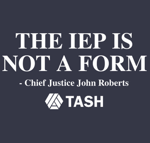The IEP is Not a Form Campaign shirt design - zoomed