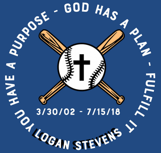 Logan Stevens Memorial Fundraiser shirt design - zoomed