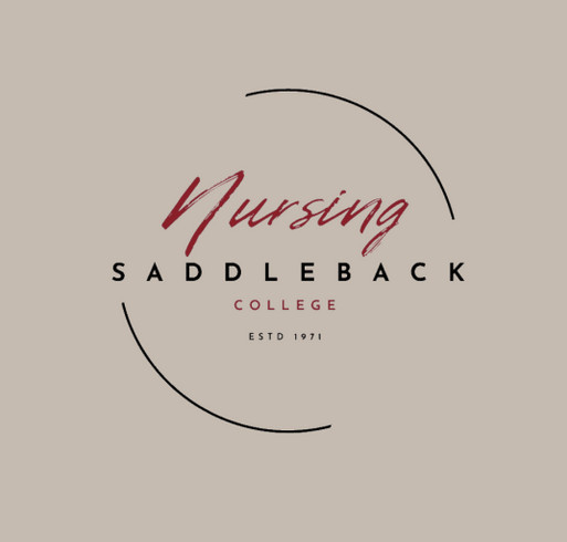 CNSA- Saddleback Nursing Chapter shirt design - zoomed